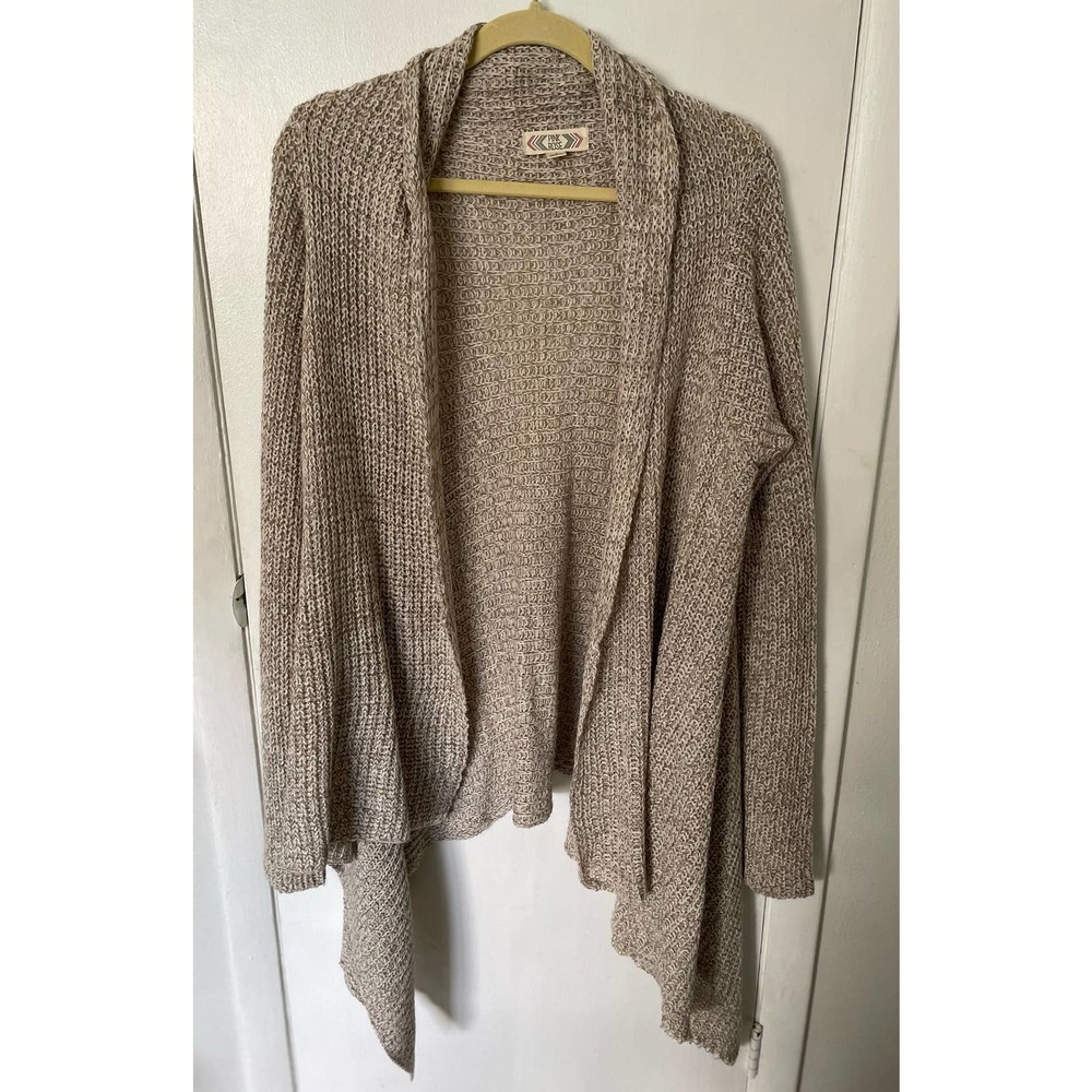 Pink Rose Women’s Cardigan Size US‎ Large Brown/Tan